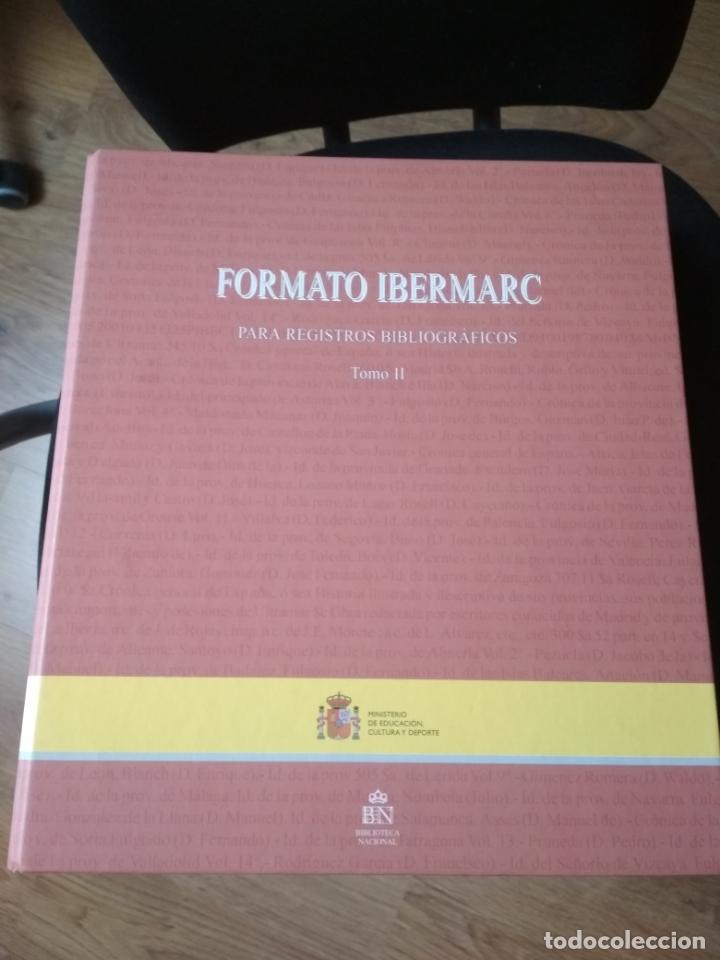 Libros de segunda mano: FORMATO IBERMARC PARA REGISTROS BIBLOGR&Aacute;FICOS 2 TOMOS - B.N.E - Foto 2