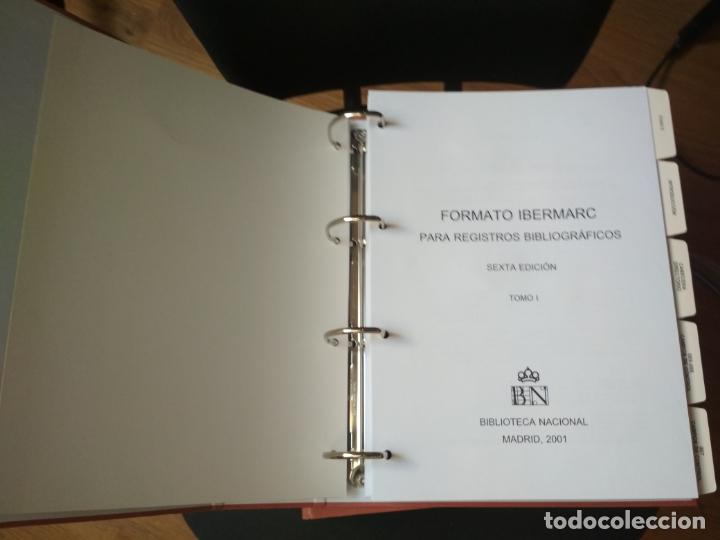 Libros de segunda mano: FORMATO IBERMARC PARA REGISTROS BIBLOGR&Aacute;FICOS 2 TOMOS - B.N.E - Foto 4