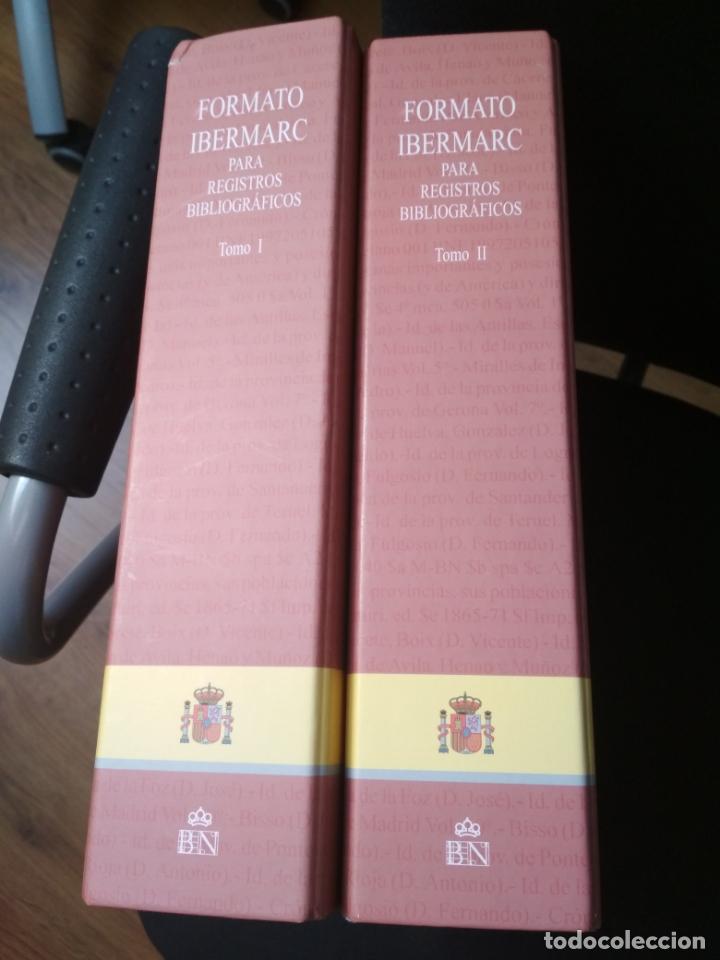 Libros de segunda mano: FORMATO IBERMARC PARA REGISTROS BIBLOGR&Aacute;FICOS 2 TOMOS - B.N.E - Foto 1