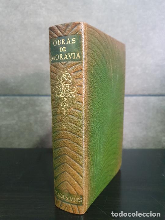 Libros de segunda mano: OBRAS DE MORAVIA TOMO 1 PLAZA JANES - Foto 1