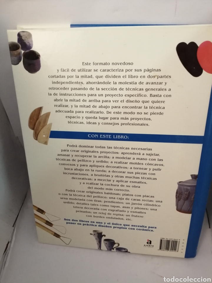 Libros de segunda mano: CER&Aacute;MICA. DOS LIBROS EN UNO: T&eacute;cnicas que se adaptan a sus dise&ntilde;os. - Foto 2