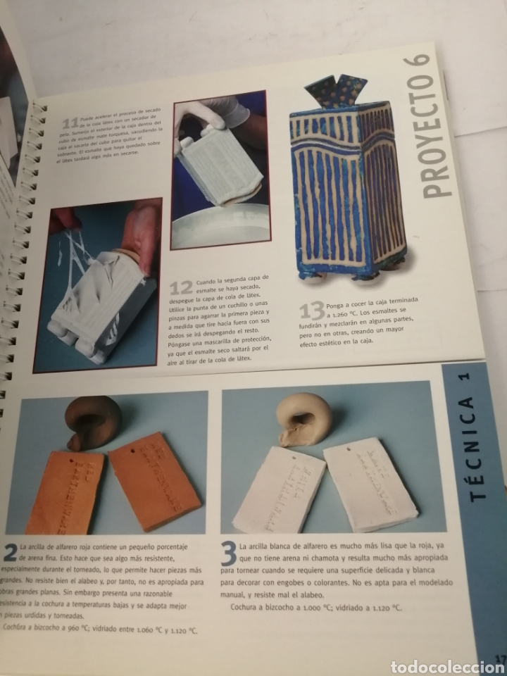 Libros de segunda mano: CER&Aacute;MICA. DOS LIBROS EN UNO: T&eacute;cnicas que se adaptan a sus dise&ntilde;os. - Foto 3