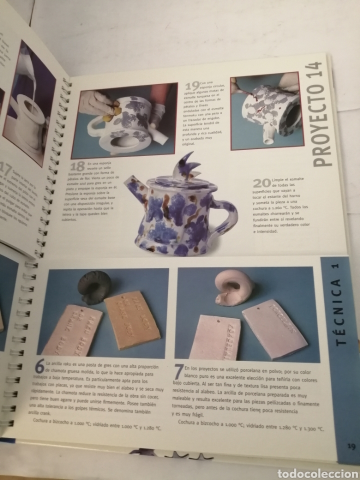 Libros de segunda mano: CER&Aacute;MICA. DOS LIBROS EN UNO: T&eacute;cnicas que se adaptan a sus dise&ntilde;os. - Foto 4