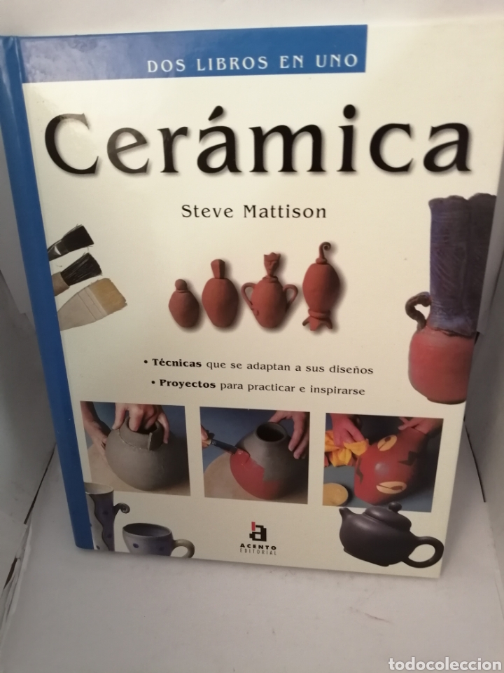Libros de segunda mano: CER&Aacute;MICA. DOS LIBROS EN UNO: T&eacute;cnicas que se adaptan a sus dise&ntilde;os. - Foto 1