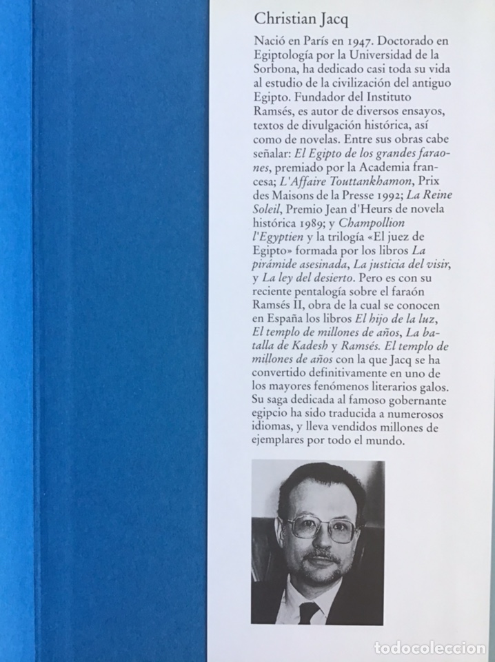 Libros de segunda mano: LAS EGIPCIAS / CHRISTIAN JACQ / C&Iacute;RCULO DE LECTORES - Foto 3
