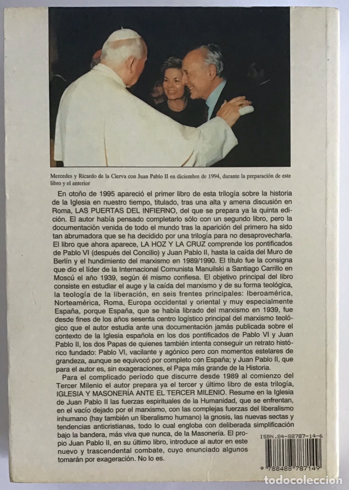 Libros de segunda mano: LA HOZ Y LA CRUZ / RICARDO DE LA CIERVA / EDITORIAL F&Eacute;NIX - Foto 2