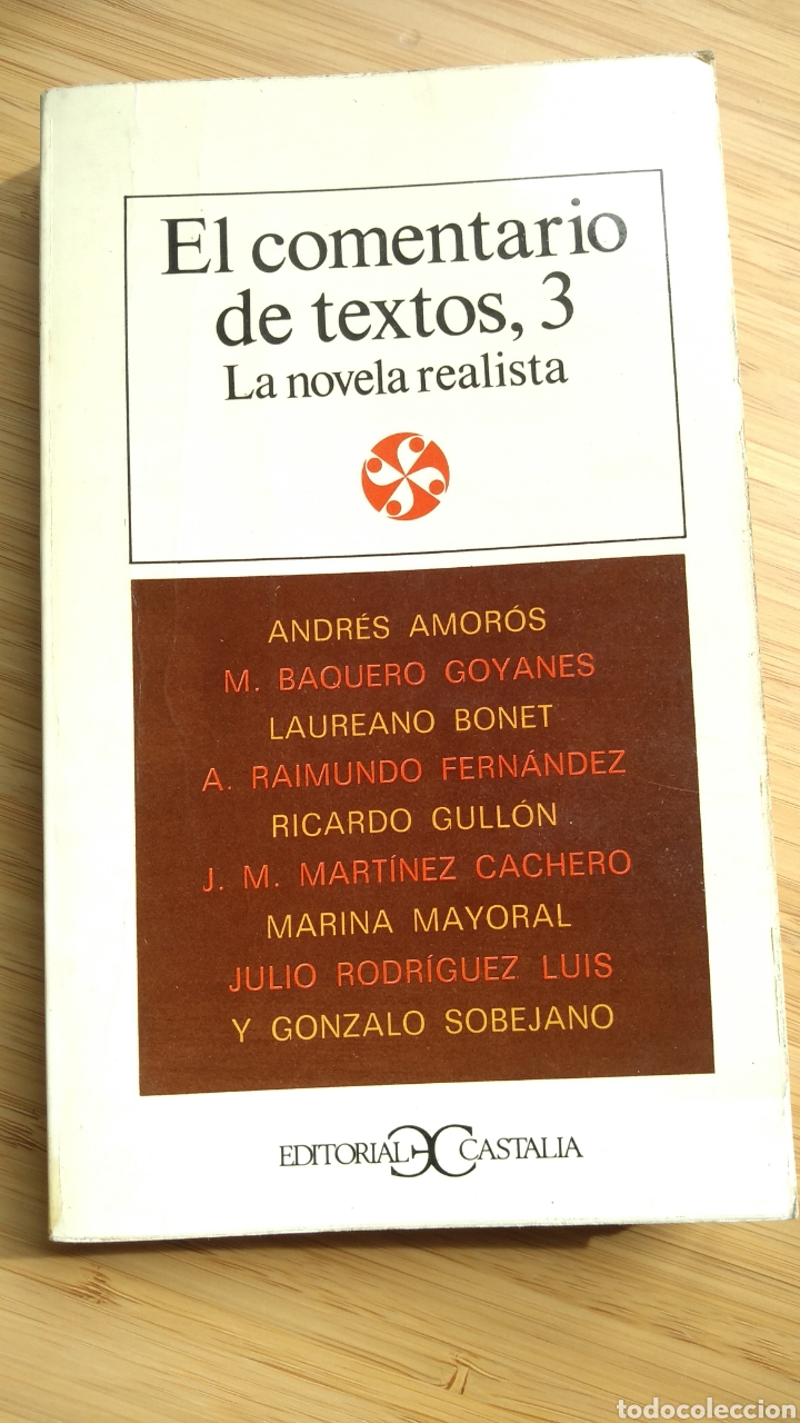 Libros de segunda mano: El comentario de textos, 3 la novela realista - VVAA - Foto 1