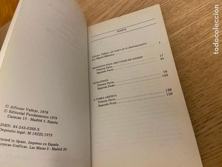 Libros de segunda mano: A Tumba Abierta - Alfonso Vallejo - Foto 3