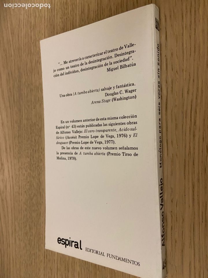 Libros de segunda mano: A Tumba Abierta - Alfonso Vallejo - Foto 6