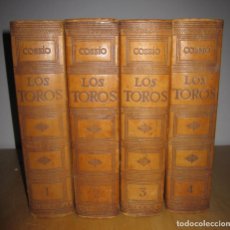 Libros de segunda mano: LOS TOROS TRATADO TÉCNICO E HISTÓRICO JOSÉ MARÍA DE COSSÍO 4 TOMOS 1960-1961. Lote 207835253