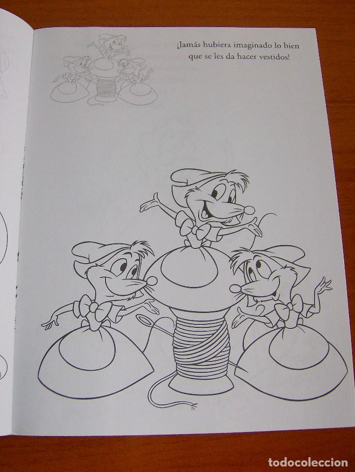 Libros de segunda mano: CUADERNILLO PARA COLOREAR CON PEGATINAS CENICIENTA DISNEY PRINCESAS - Foto 5