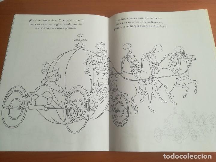 Libros de segunda mano: CUADERNILLO PARA COLOREAR CON PEGATINAS CENICIENTA DISNEY PRINCESAS - Foto 9