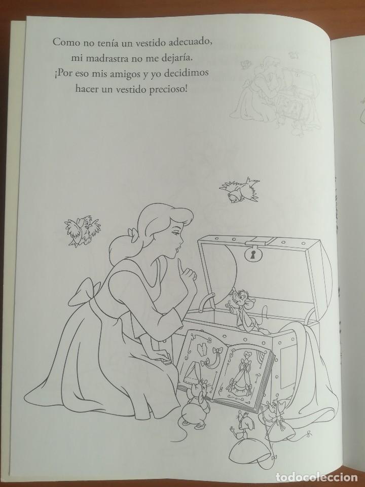 Libros de segunda mano: CUADERNILLO PARA COLOREAR CON PEGATINAS CENICIENTA DISNEY PRINCESAS - Foto 10