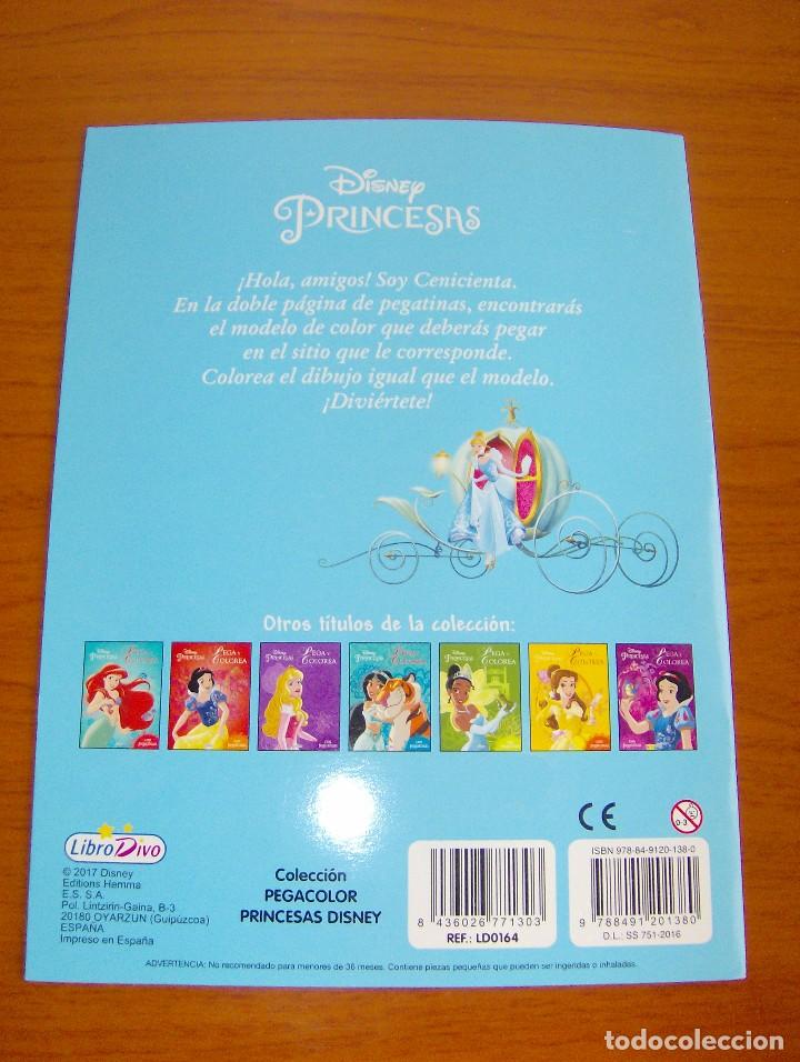 Libros de segunda mano: CUADERNILLO PARA COLOREAR CON PEGATINAS CENICIENTA DISNEY PRINCESAS - Foto 11