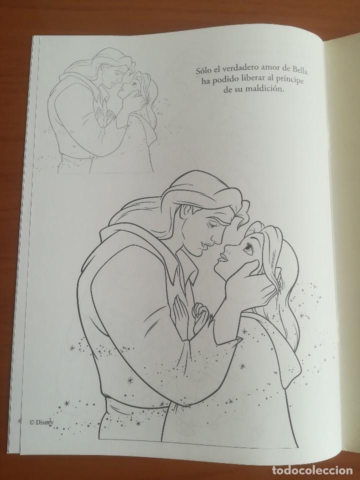 Libros de segunda mano: CUADERNILLO PARA COLOREAR CON PEGATINAS LA BELLA Y LA BESTIA DISNEY PRINCESAS - Foto 9