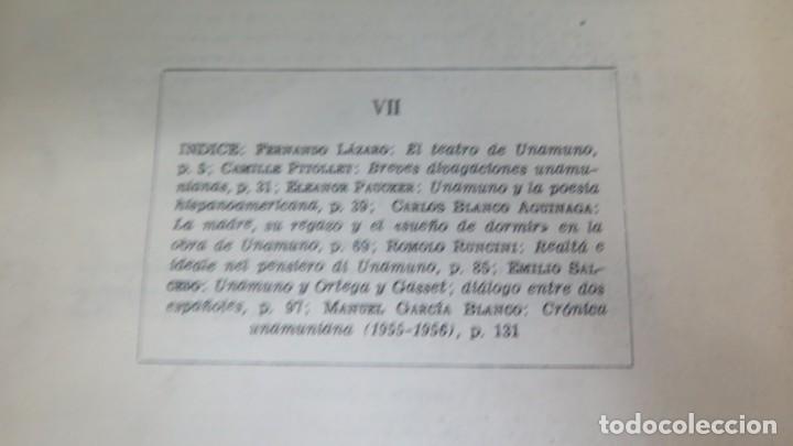 Libros de segunda mano: CUADERNOS DE LA CATEDRA MIGUEL UNAMUNO. VII - Foto 3