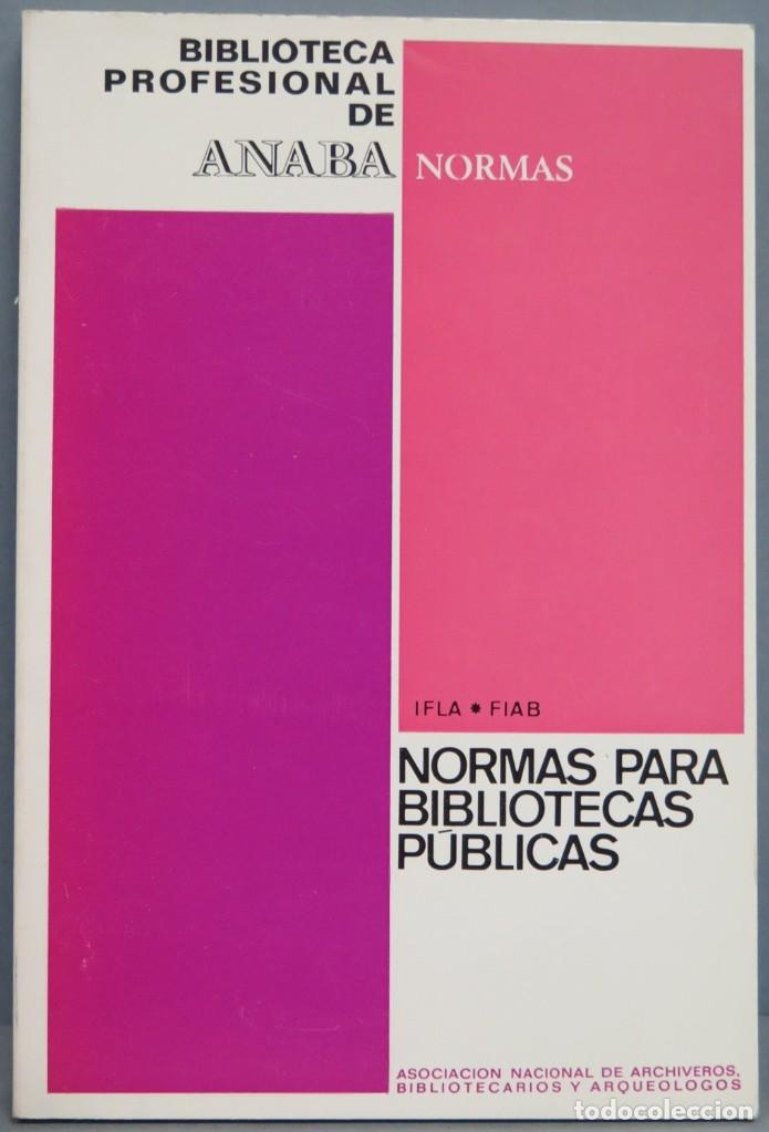 Libros de segunda mano: Normas para bibliotecas publicas - Foto 1