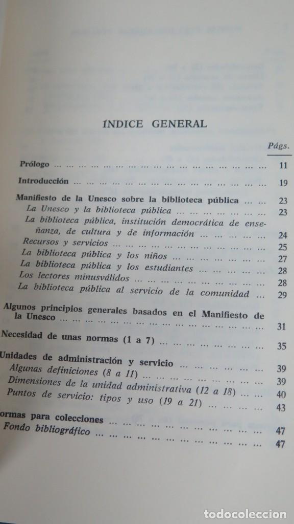 Libros de segunda mano: Normas para bibliotecas publicas - Foto 2