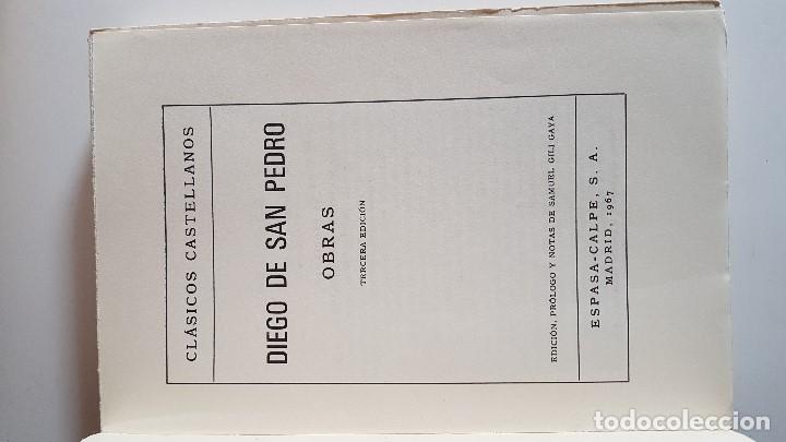 Libros de segunda mano: DIEGO DE SAN PEDRO - OBRAS - ESPASA-CALPE - 1967 - Foto 2