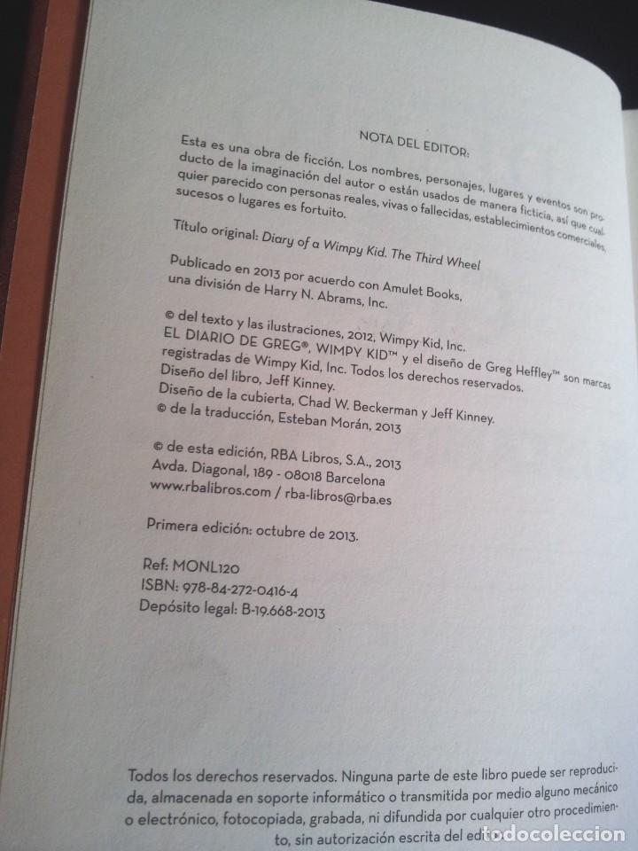 Libros de segunda mano: JEFF KINNEY - BUSCANDO PLAN...(DIARIO DE GREG 7) - RBA PRIMERA EDICION 2013 - Foto 3