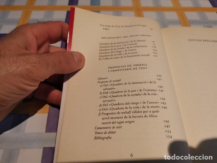 Libros de segunda mano: MECANOSCRIT DEL SEGON ORIGEN MANUEL DE PEDROLO EDUCACI&Oacute; 62 2010 - Foto 3