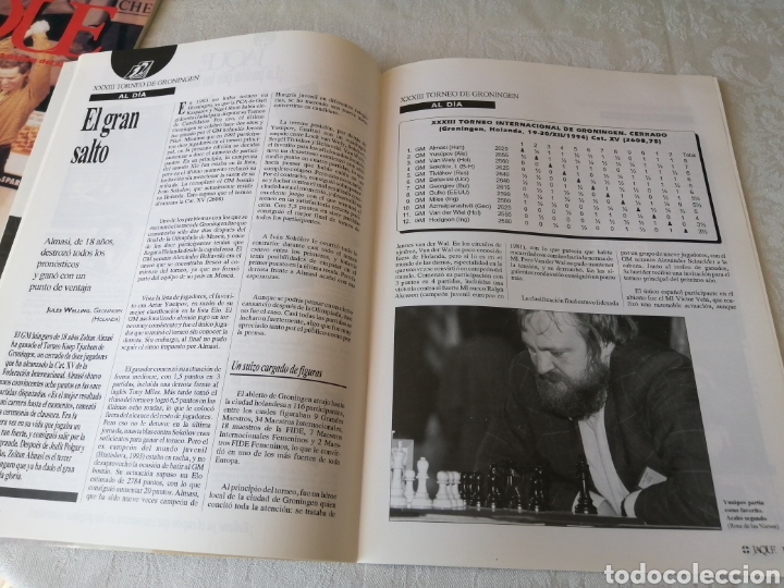 Libros de segunda mano: JAQUE. EL FIN DEL CISMA. NUEVA EPOCA. N&deg;393. AJEDREZ. . - Foto 4