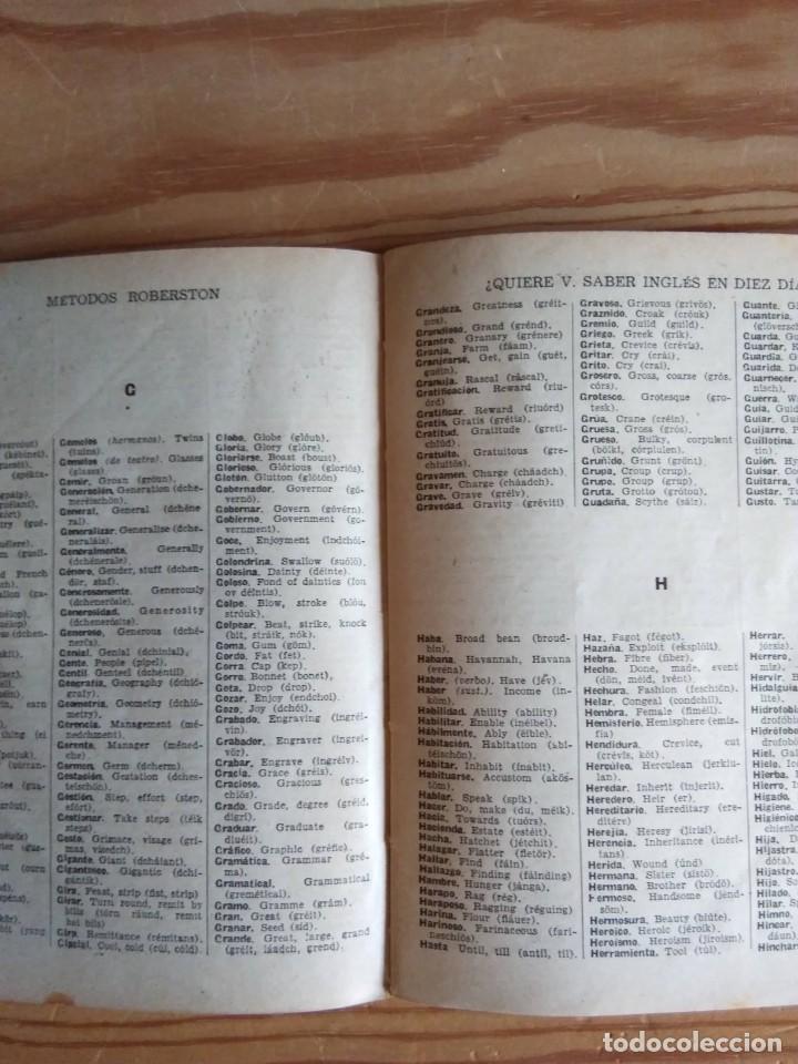 Libros de segunda mano: &iquest;QUIERE V. SABER INGL&Eacute;S EN 10 DIAS? - Foto 3