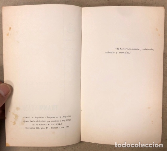 Libros de segunda mano: TRANSUSTANCIA. FAUSTO SAMAYAC. CUENTOS DE MAGIA Y ABSURDO. EDITORIAL PLUS ULTRA 1968. - Foto 3 - 208190755