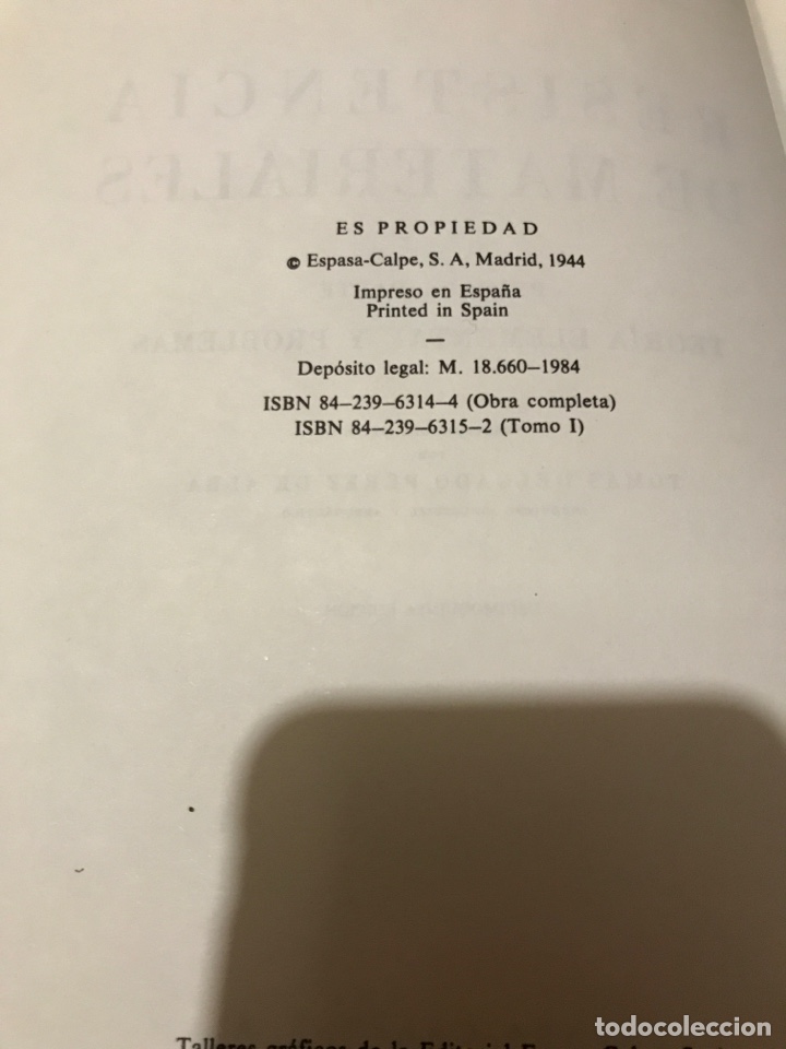 Libros de segunda mano: Resistencia de materiales. Timoshenko. 1984 - Foto 3