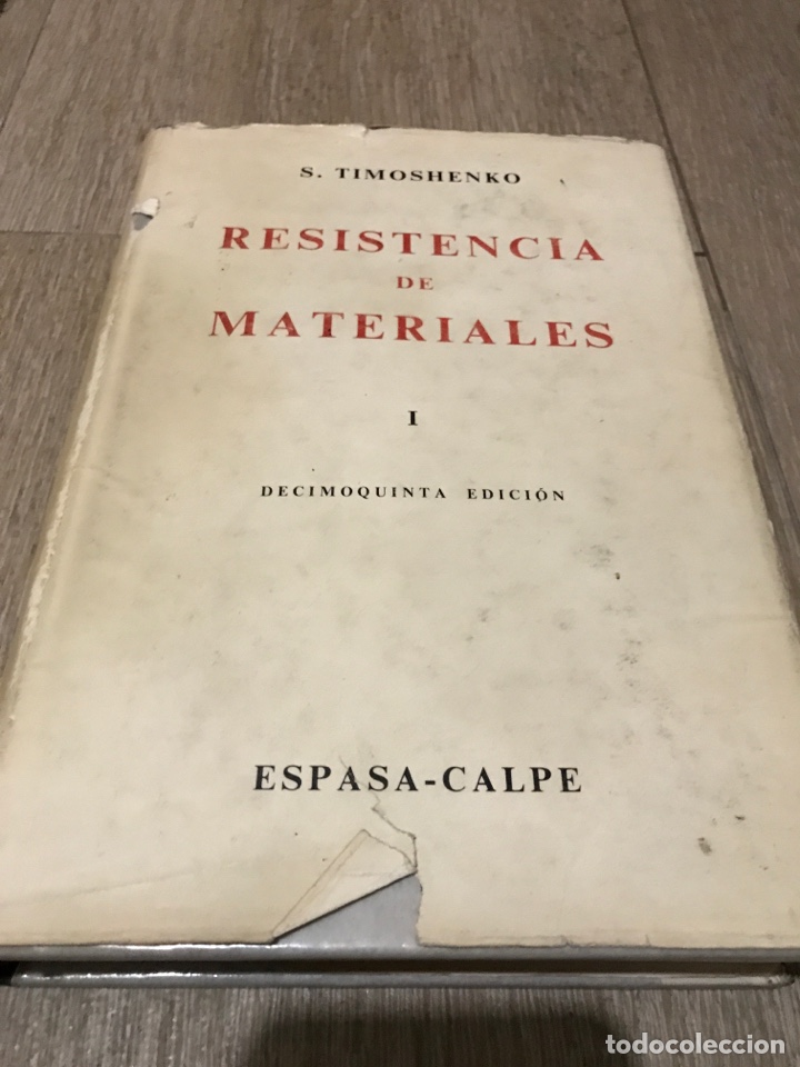 Libros de segunda mano: Resistencia de materiales. Timoshenko. 1984 - Foto 1