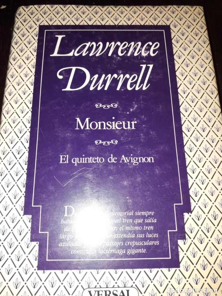 Libros de segunda mano: LIBRO 2287 LAWRENCE DURRELL MONSIEUR EL QUINTO DE AVIGNON VERSAL