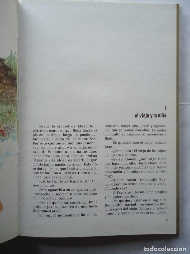 Libros de segunda mano: LIBRO HEIDI DE JUANA SPYRI. DE EDICIONES AFHA. A&Ntilde;O 1976 - Foto 3