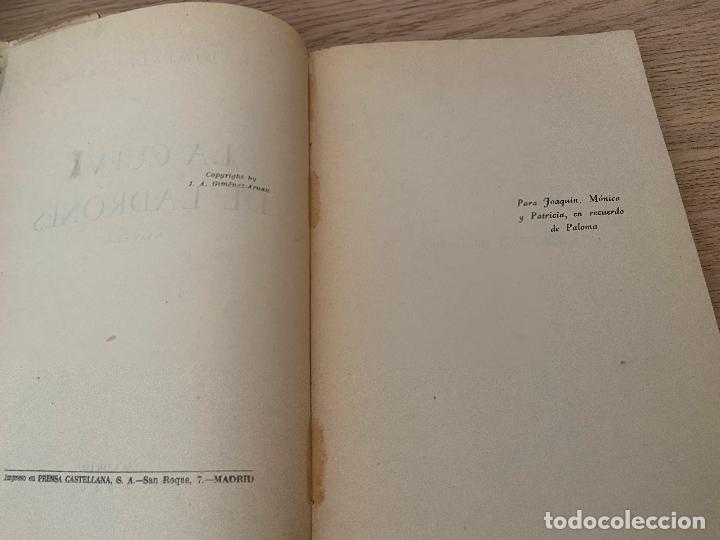 Libros de segunda mano: La Cueva de Ladrones - J. A. Gim&eacute;nez-Arnau. 1&ordf; Ed. 1949 - Foto 5