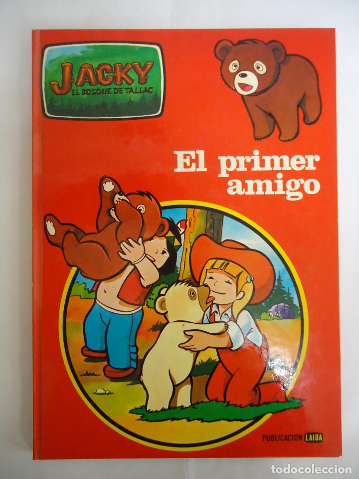 Libros de segunda mano: CUENTO JACKY EL BOSQUE DE TALLAC, EL PRIMER AMIGO. DE EDICIONES LAIDA. A&Ntilde;O 1979 - Foto 1