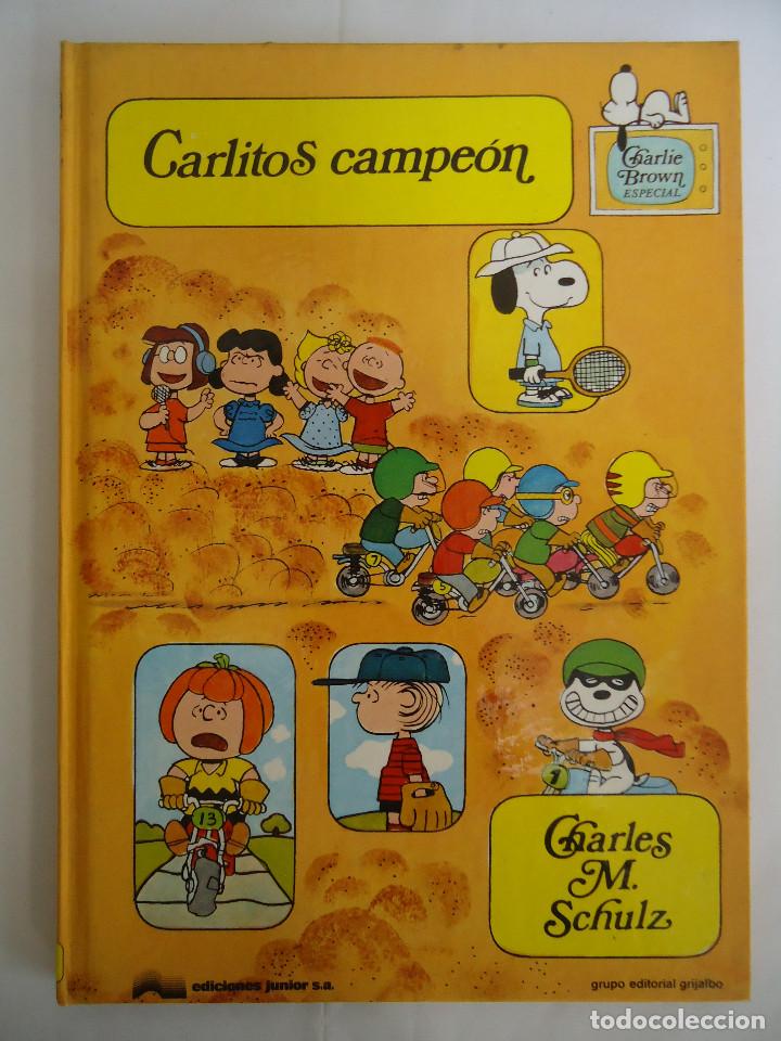 Libros de segunda mano: CARLITOS CAMPEON, DE CHARLES M. SCHULZ. EDICIONES JUNIOR S.A.. A&Ntilde;O 1980 - Foto 1