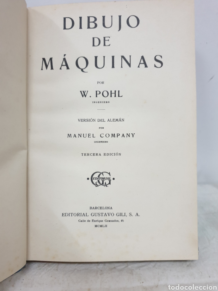 Libros de segunda mano: DIBUJO DE MAQUINAS 1952 - Foto 4