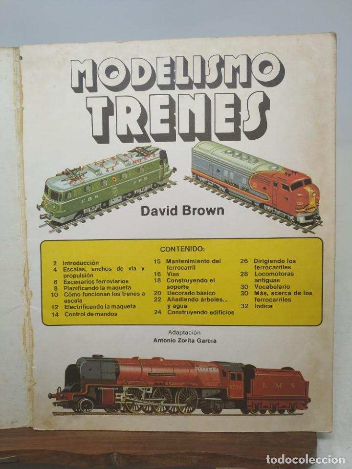 Libros de segunda mano: MODELISMO TRENES - EDICIONES PLESA / SM - 1983 - Foto 4