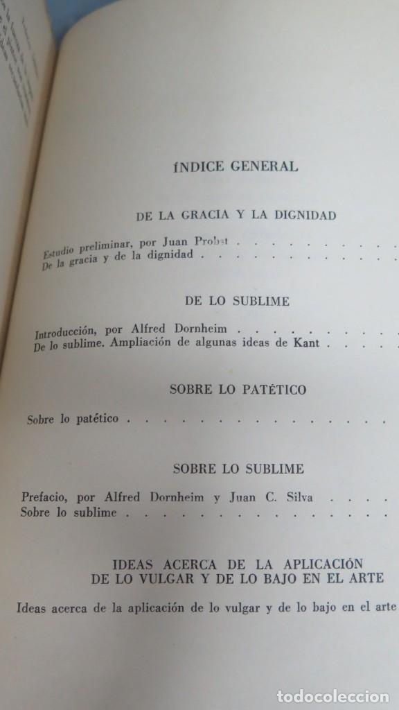 Libros de segunda mano: DE LA GRACIA Y LA DIGNIDAD. FEDERICO SCHILLER - Foto 2