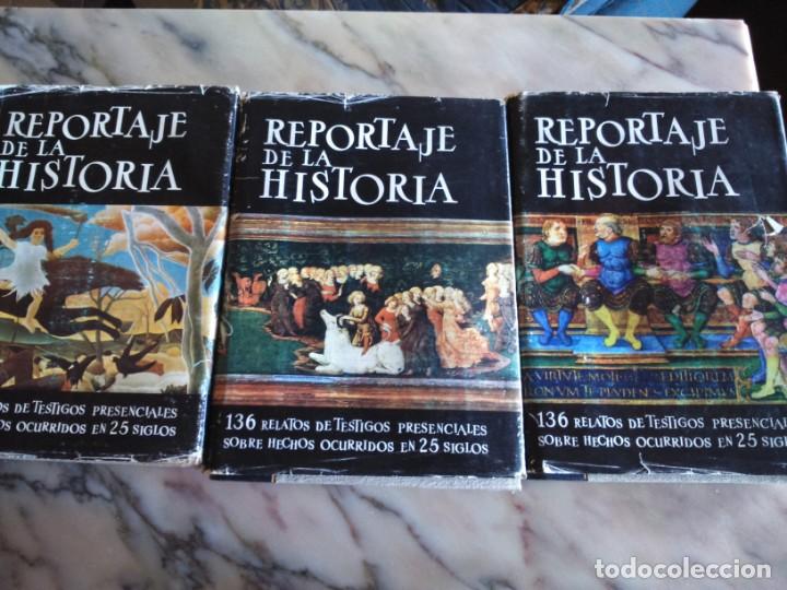 Libros de segunda mano: REPORTAJE DE LA HISTORIA -- 3 TOMOS -- EDITORIL PLANETA 1965 -- - Foto 2
