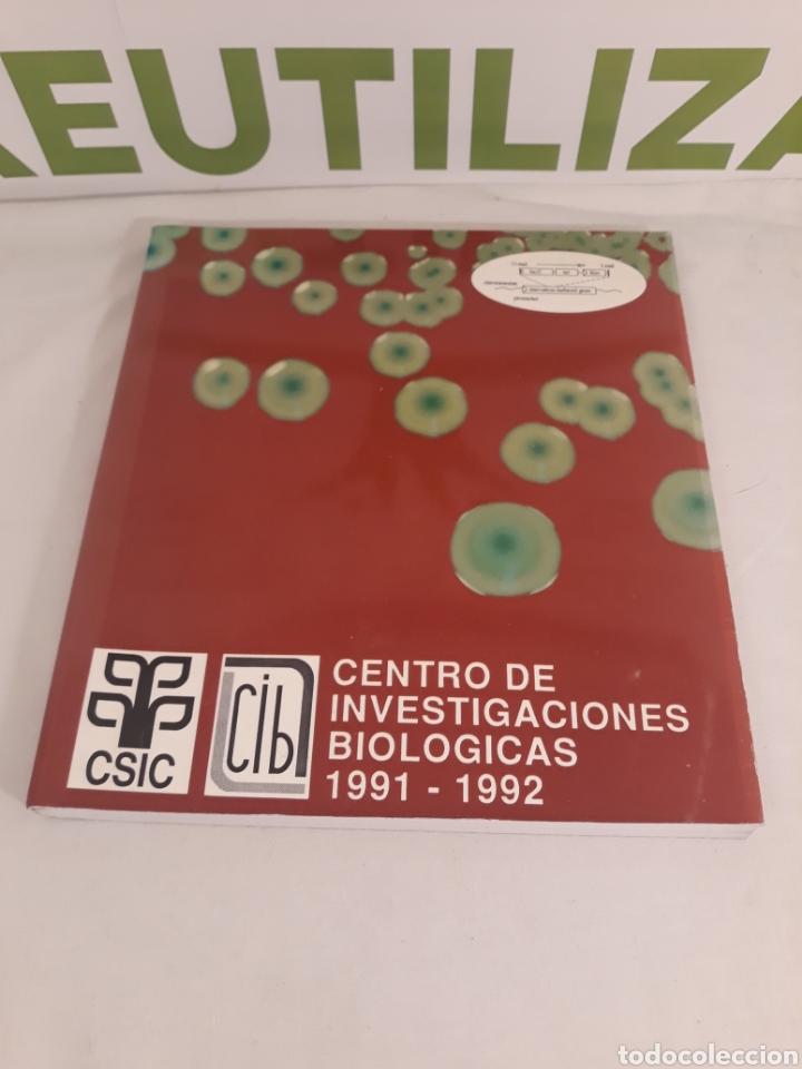 Libros de segunda mano: Centro de investigaciones biologicas. 1991-1992. Memoria cientifica. CSIC. - Foto 1