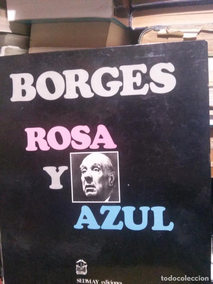 Libros de segunda mano: BORGES ROSA Y AZUL, SEDMAY - Foto 1