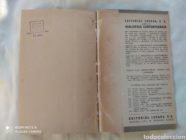 Libros de segunda mano: LIBRO ROMANCERO GITANO FRANCISCO GARC&Iacute;A LORCA 1953 - Foto 8