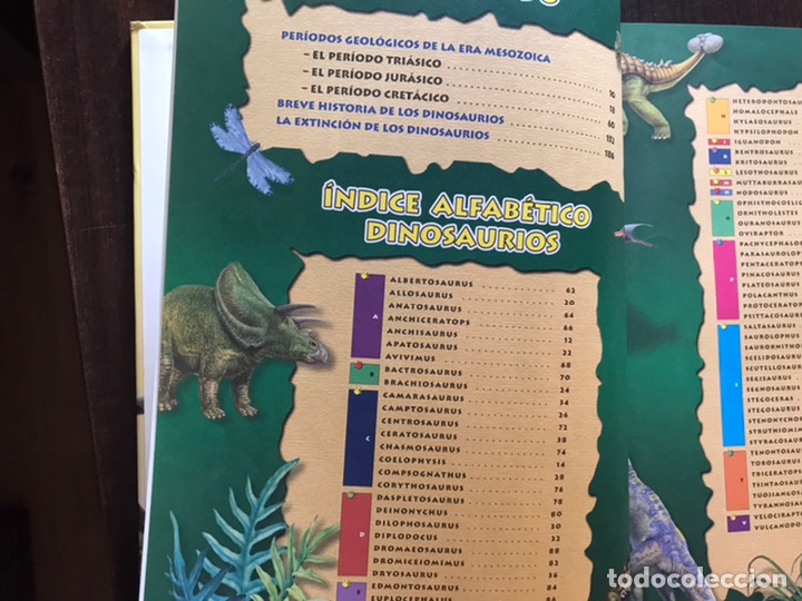 Libros de segunda mano: El gran libro de los dinosaurios. Servilibro. Como nuevo - Foto 5