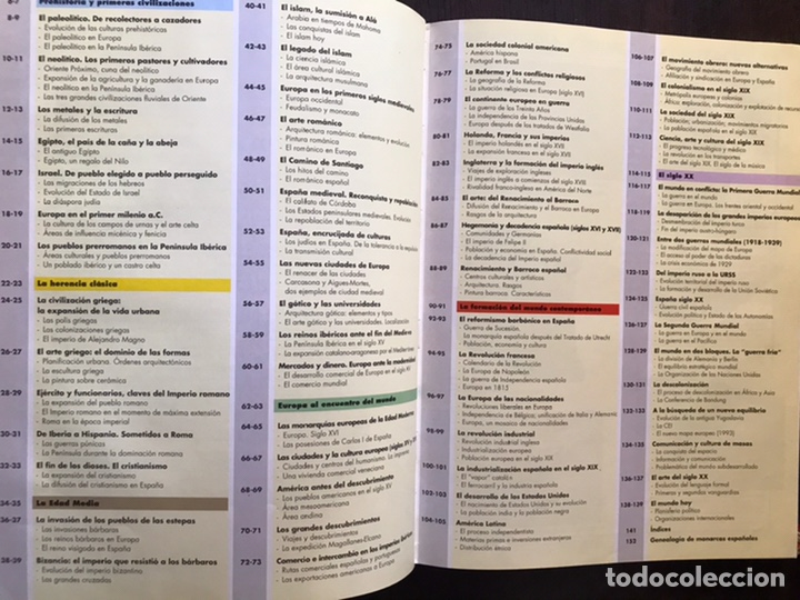 Libros de segunda mano: Atlas geogr&aacute;fico e hist&oacute;rico. SM. Dos atlas - Foto 2