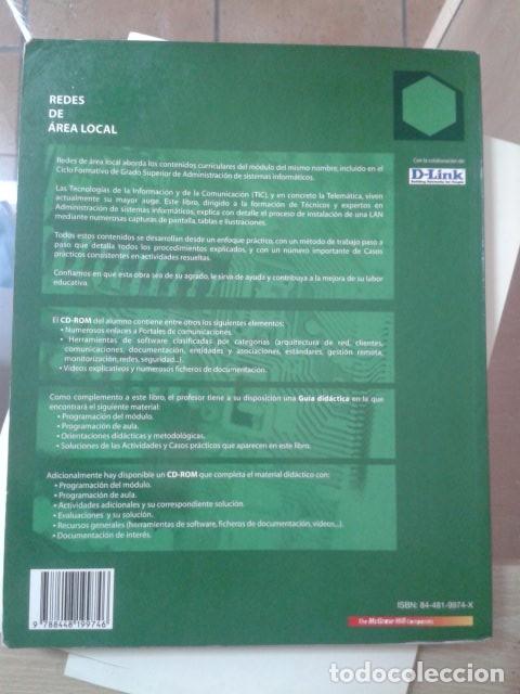 Libros de segunda mano: REDES DE AREA LOCAL. ALFREDO ABAD DOMINGO - Foto 2