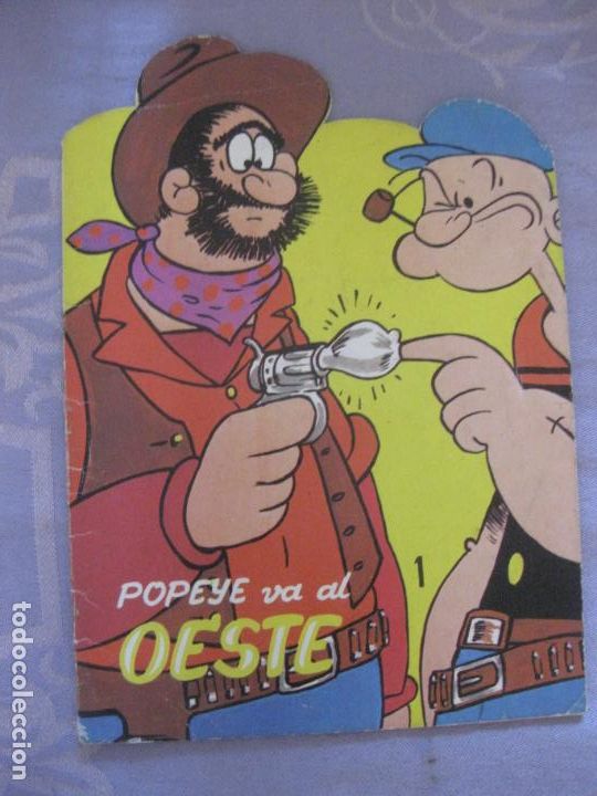 Libros de segunda mano: POPEYE VA AL OESTE. CUENTOS TROQUELADOS POPEYE. - Foto 1