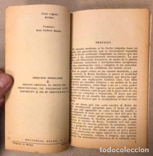 Libros de segunda mano: RUSIA. ROBERT V. DANIELS. EDITORIAL DIANA 1964. - Foto 3