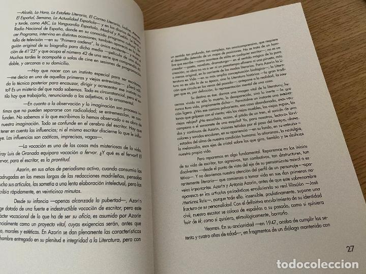 Libros de segunda mano: AZORIN Y LA LITERATURA. ANALES AZORINIANOS - 7 - Foto 6