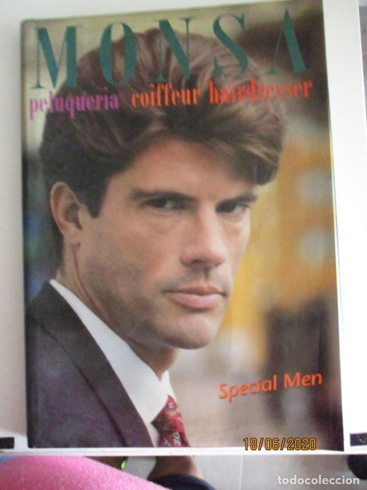 Libros de segunda mano: Libro MONSA peluquer&iacute;a masculina livre coiffeur hairdressing book