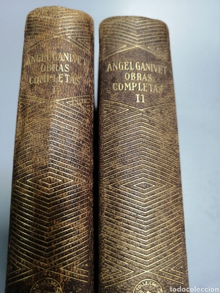 Libros de segunda mano: Dos libros obras completas Angel Ganivet - Foto 1